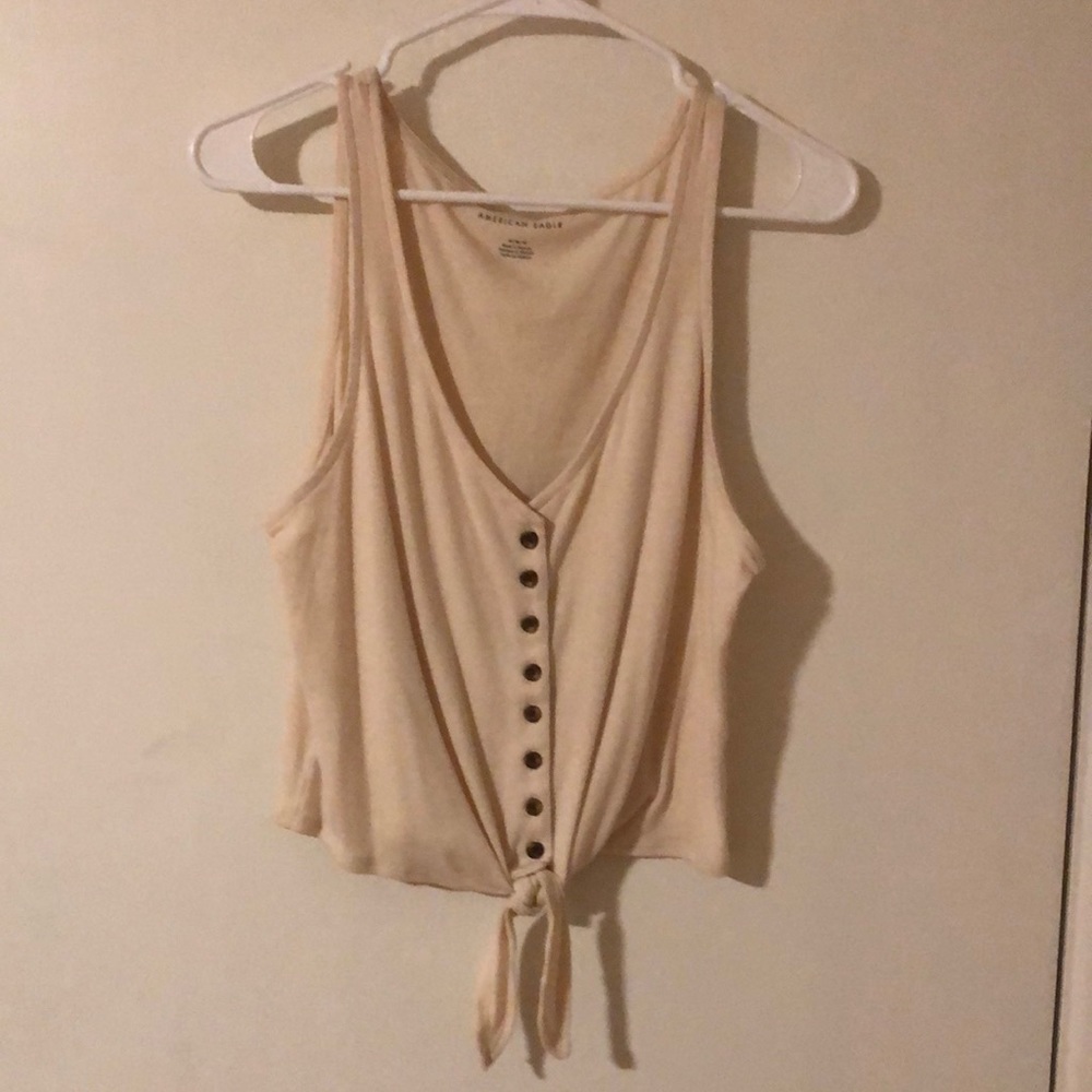 American Eagle tie front tank